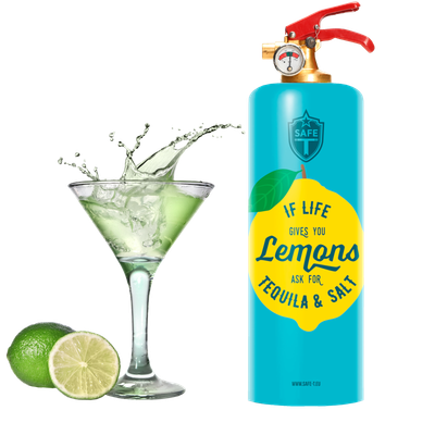 CHIC FIRE - Design Fire Extinguisher - Tequila - Fully functional - ABC