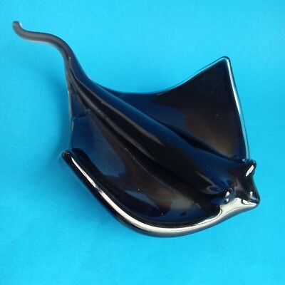 Cased Glass Stingray Manta Ray
