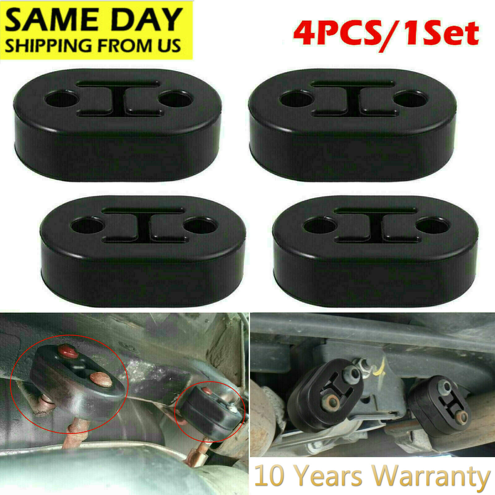 Polyurethane Rubber Exhaust Tail Pipe Mount Holder Bracket Hanger