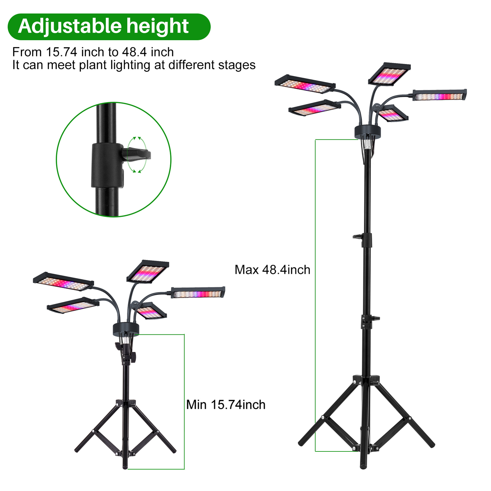 Plant Growing Lamp For Indoor Plants Hydroponics 240led 500w