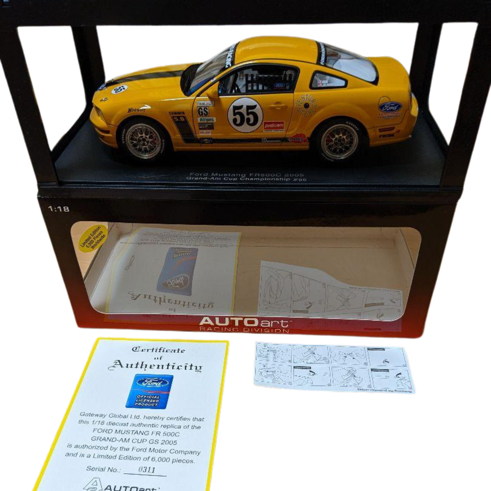 1/18 AUTOart Ford Mustang FR500C 2005 Grand-Am Cup