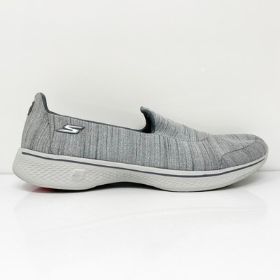 

Skechers Womens Go Walk 4 14149 Серые повседневные туфли Кроссовки Размер 8, Серый, Go Walk 4
