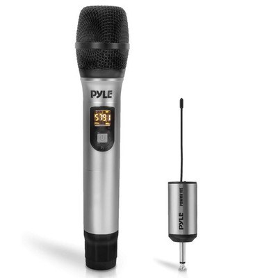 Buy PYLE Portable UHF Wireless Microphone System, Battery Operated Handheld