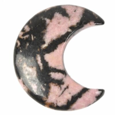 32mm Gemstone Crescent Moon Shape DIY Jewelry Making Kit Wrapping Natural Stone
