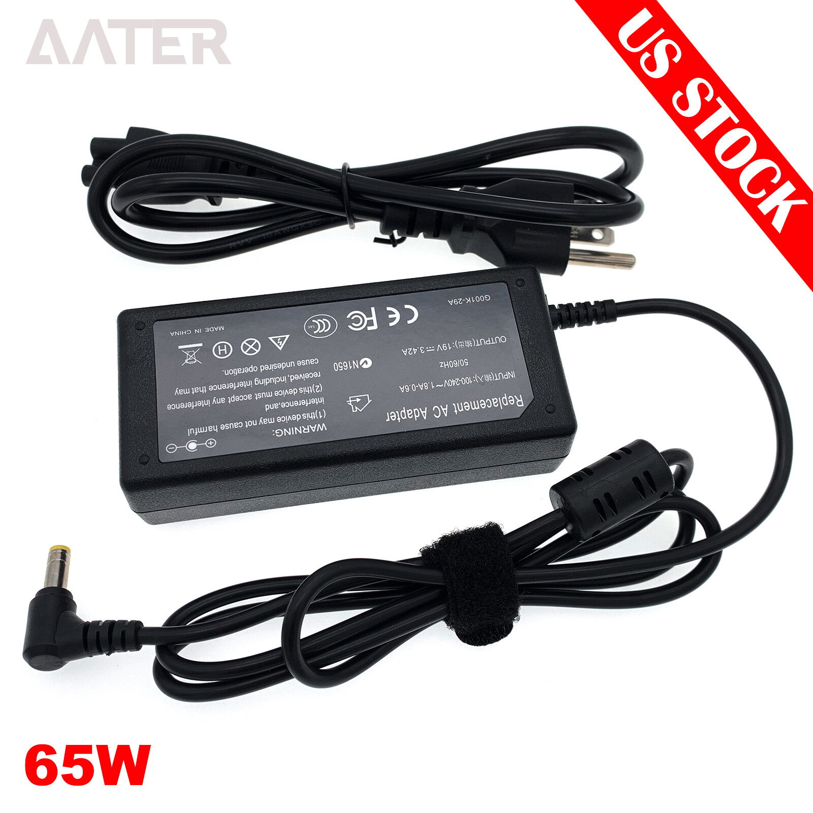 Charger For Toshiba Satellite C655-s5512 C655-s5514 Laptop P