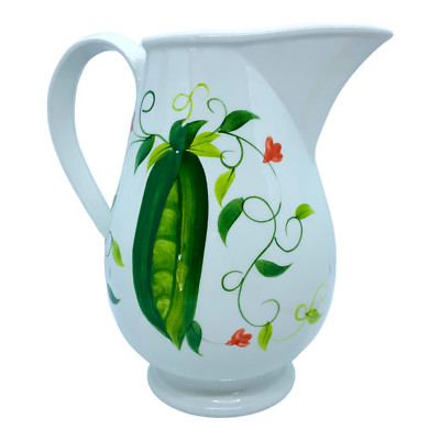 Portmeirion Studio Kitchen Garden Pitcher by Deborah Wood 7.25'' Hand Painted