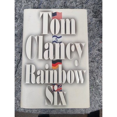 Rainbow Six -John Clark Novel- Hardcover Book w/Sleeve by Tom Clancy