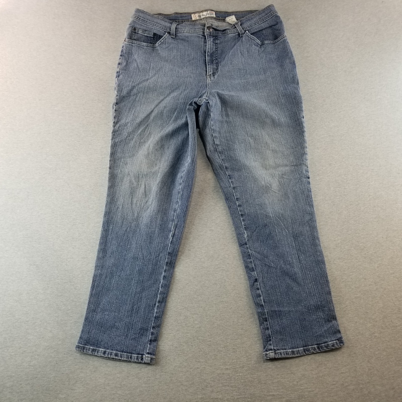 Faded Glory Jeans Women's Sz 18WP VTG Classic Stretch MedWash 98%Cotton Normcore