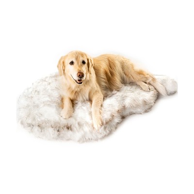 Treat A Dog Puprug Faux Fur Memory Foam Orthopedic Bed, Premium Memory Foam B...