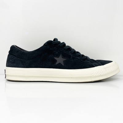 

Converse Unisex One Star 158477C Черная повседневная обувь Кроссовки Размер M 11,5 W 13,5, Черный, One Star