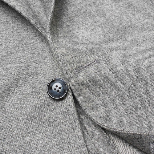 Pre-owned Sartoria Partenopea Gray Wool-cashmere Unlined Jacket Current Model