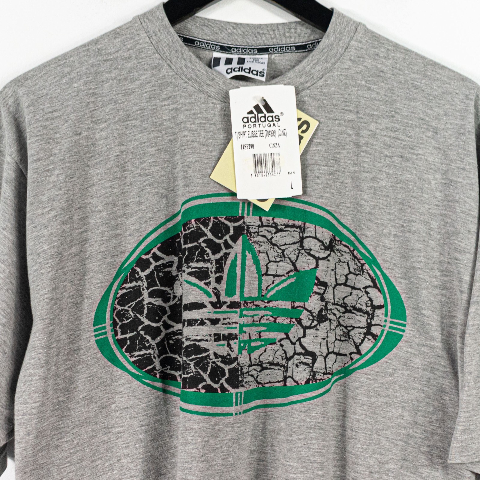 Adidas Trefoil Logo T-Shirt T-Oval Pop Art Abstract Large