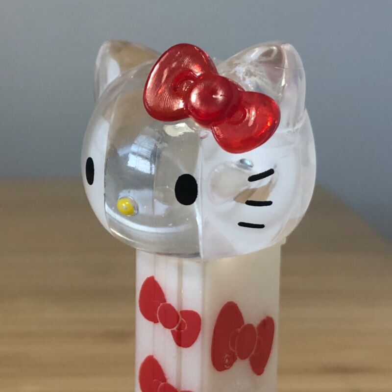 Rare Printed Stem Hello Kitty PEZ - Japan Exclusive