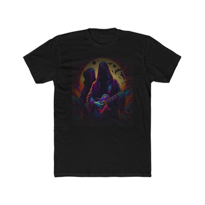 ''Riffs & Revelations'' Rock N Roll Heavy Metal Guitar Gods T-Shirt (1b)