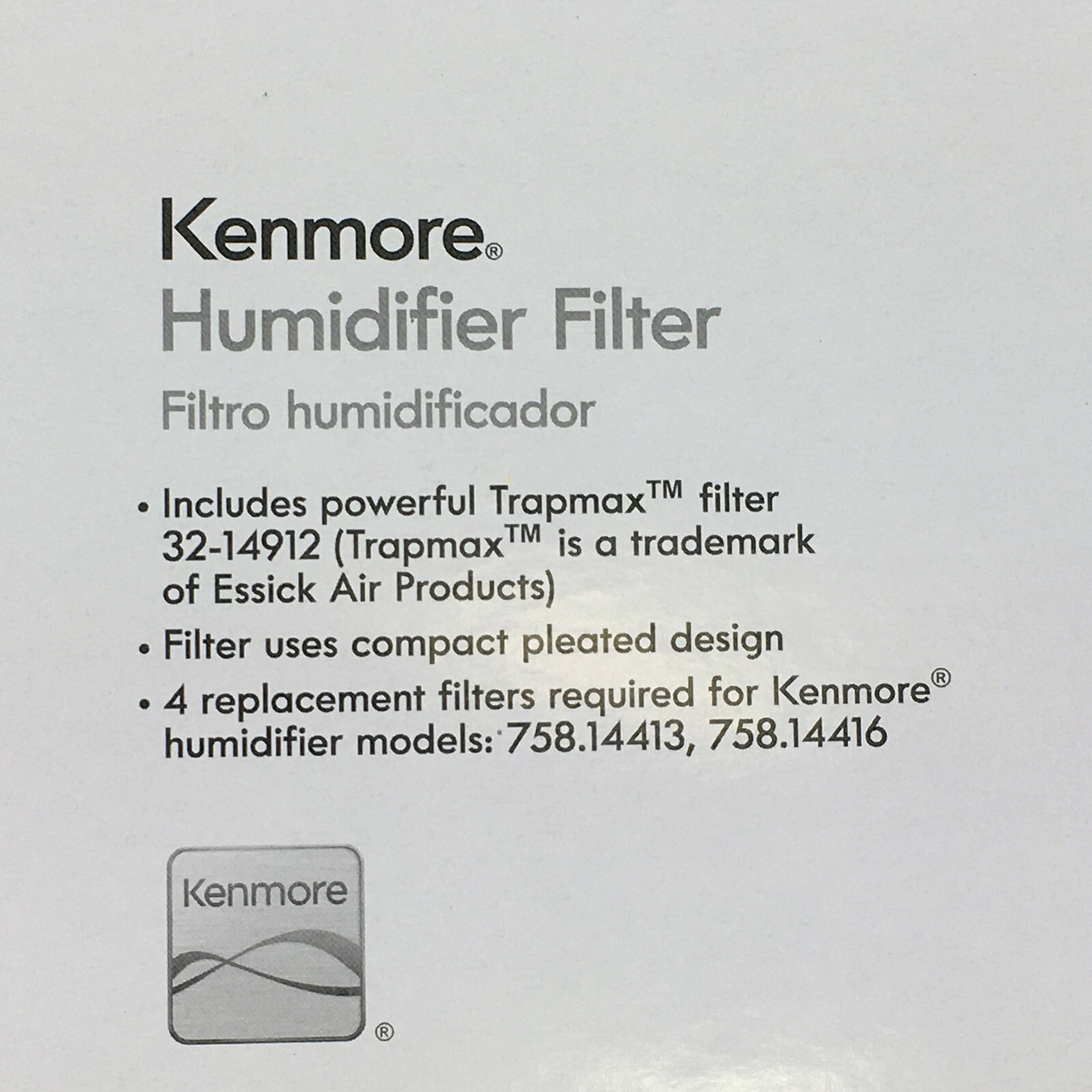 Kenmore Comfort Trapmax Replacement Humidifier Filter #32-14912