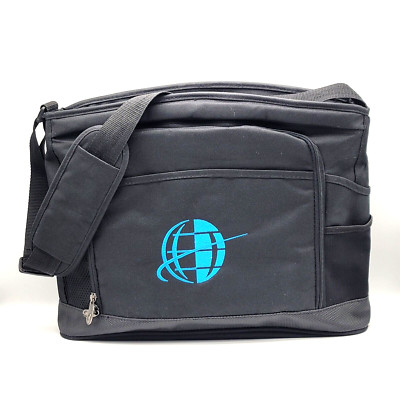 Gemline Messenger Laptop Notebook Bag Quality Construction 9 Compartments