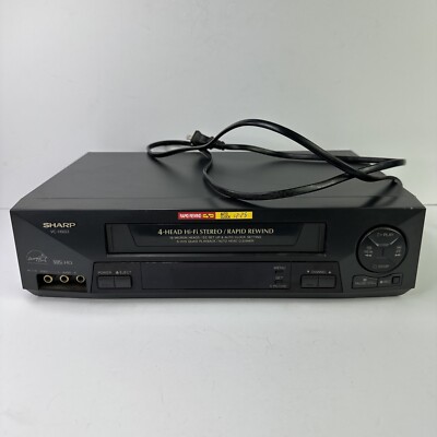 Sharp VCR PLAYER Model VC-H993 VHS HI-FI No Remote TESTED & WORKS