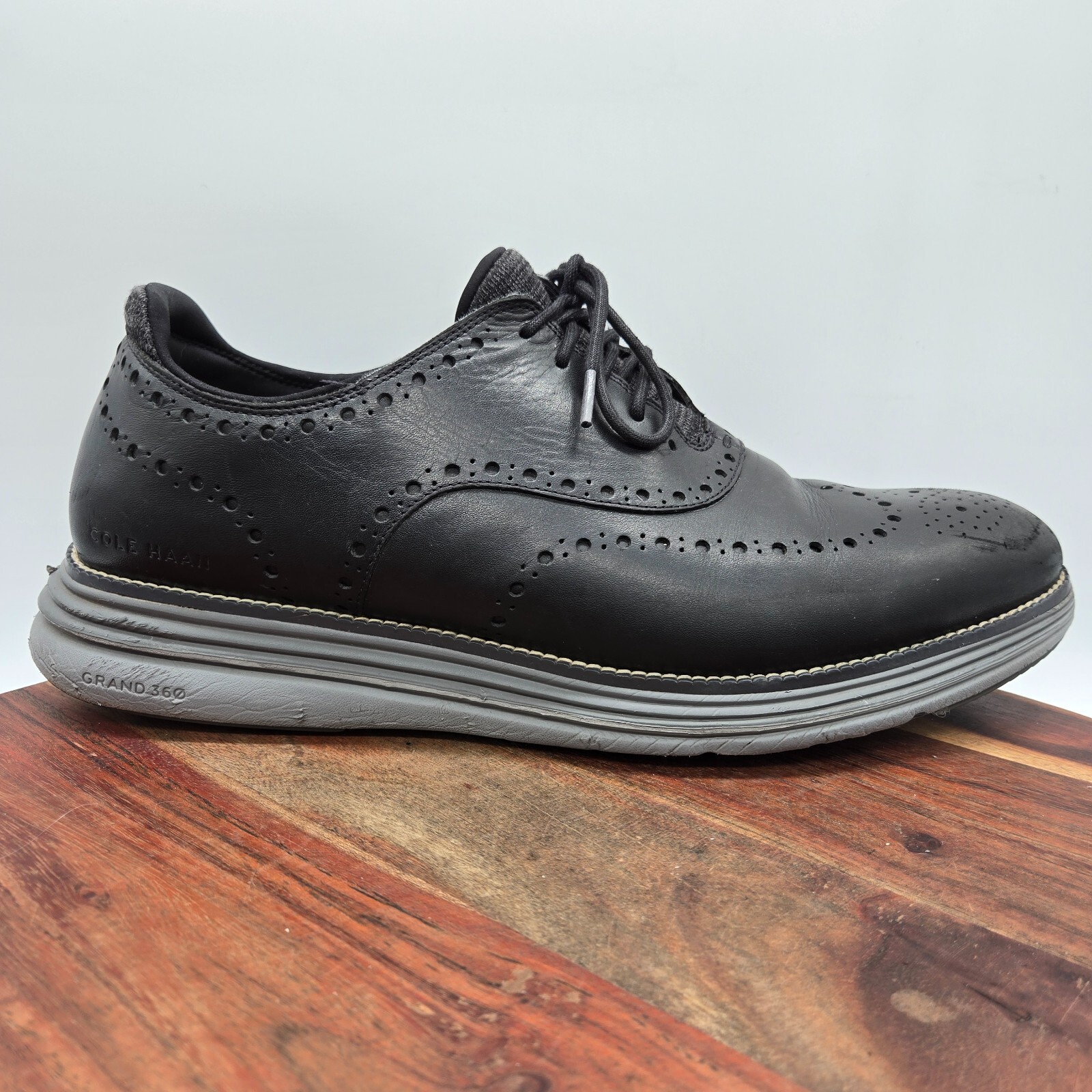 【MADE IN USA】COLE HAAN モカシン Cole Haan Original Grand Ultra Shoes Men 13M Black Gray