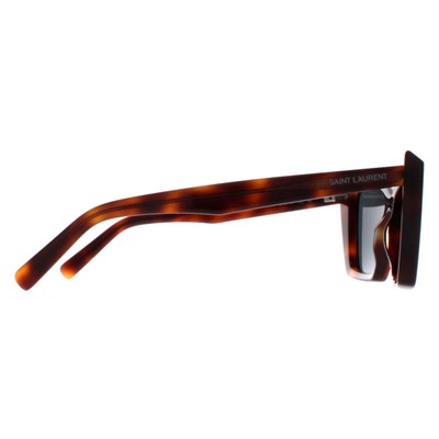 Pre-owned Saint Laurent Sunglasses Sl657 002 Havana Black In Gray