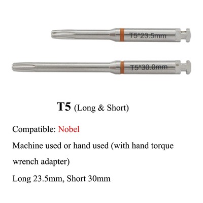 Dental Implant Screw Driver Hex 1.2 1.25 Straumann Nobel Cortex Zimmer Latch