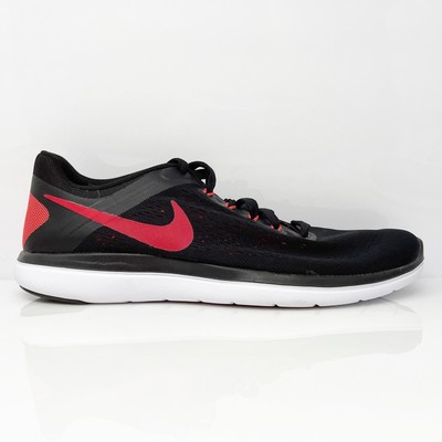 Nike Mens Flex 2016 RN 830369-011 Черные кроссовки для бега, размер 12