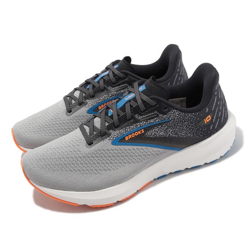 

Мужские шоссейные кроссовки Brooks Launch 10 2E Wide Black Grey Orange 1104092E-019, Черный, Launch 10 2e Wide