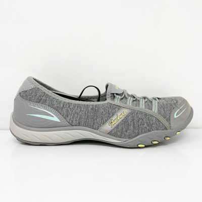 

Skechers Womens Relaxed Fit Memory Foam 22468 Серые повседневные кроссовки Sz 8.5, Серый, Relaxed Fit Memory Foam