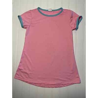 Boutique SET Athleisure Bridget Basic T Shirt Top Pink Blue - Size Girl's 6-8