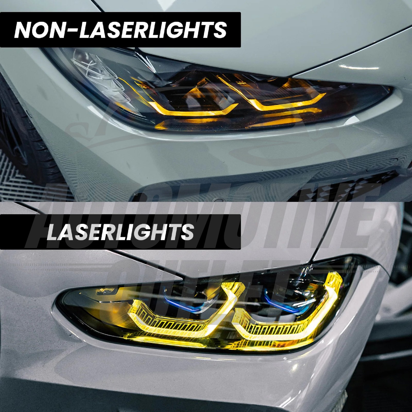 CSL YELLOW DRL LED MODULE SET FOR BMW M3 M4 4 SERIES G80 G81 G82 G83 G22 G23 G26 6