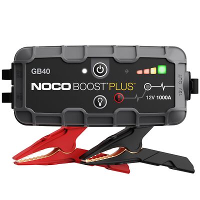 Portable Lithium Car Battery Jump Starter 1000 Amp 12-Volt UltraSafe