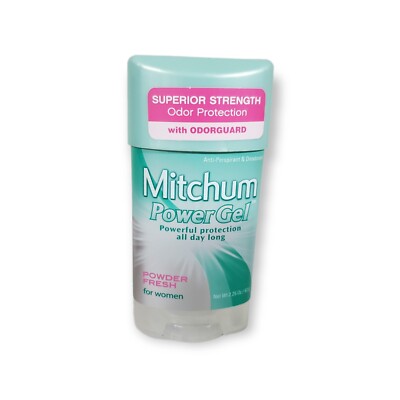 Mitchum 24 Hr Deodorant Women Power Gel Powder Fresh Scent 2.25oz