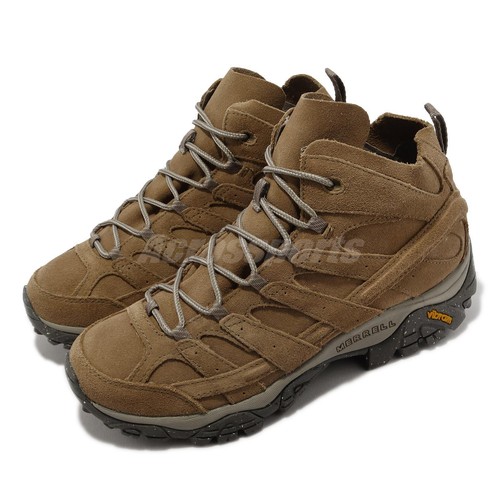 

Мужские кроссовки Merrell Moab 2 Decon Mid 1TRL Vibram Camel Brown для походов на открытом воздухе J002733, Коричневый, Moab 2 Decon Mid 1 Trl