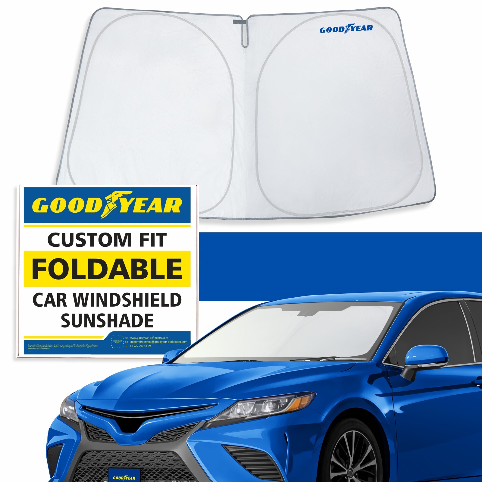 Windshield Sun Shade for 2018-2024 Toyota Camry Sedan