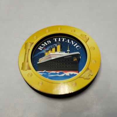 White Star Line RMS Titanic Ocean Liner  Fridge Magnet 2.5'' Wide 3D Multicolor