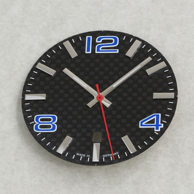 CARBON DIAL 34.8 mm + HAND SET for ETA 2824-2 11/15/16 mm BGW9 Superluminova SET
