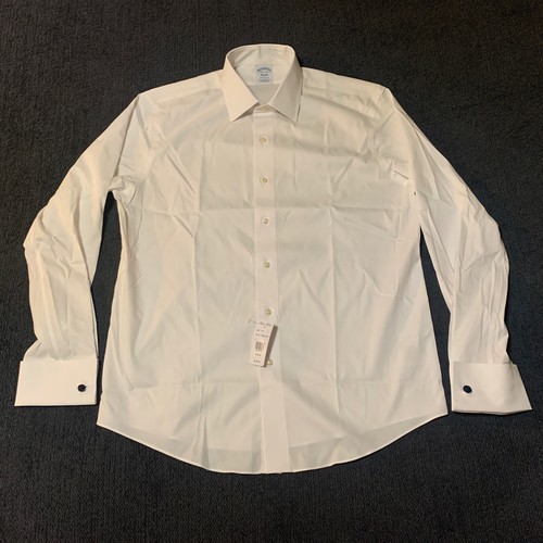 New With Tags Mens Brooks Brothers White Dress Shirt size