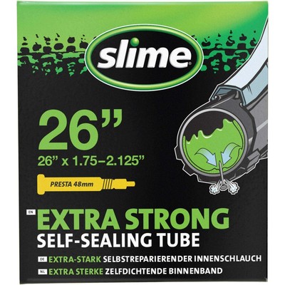 Slime Smart Self Sealing Inner Tube 26 x 1.75 2.125 Presta Valve Cycling Bike
