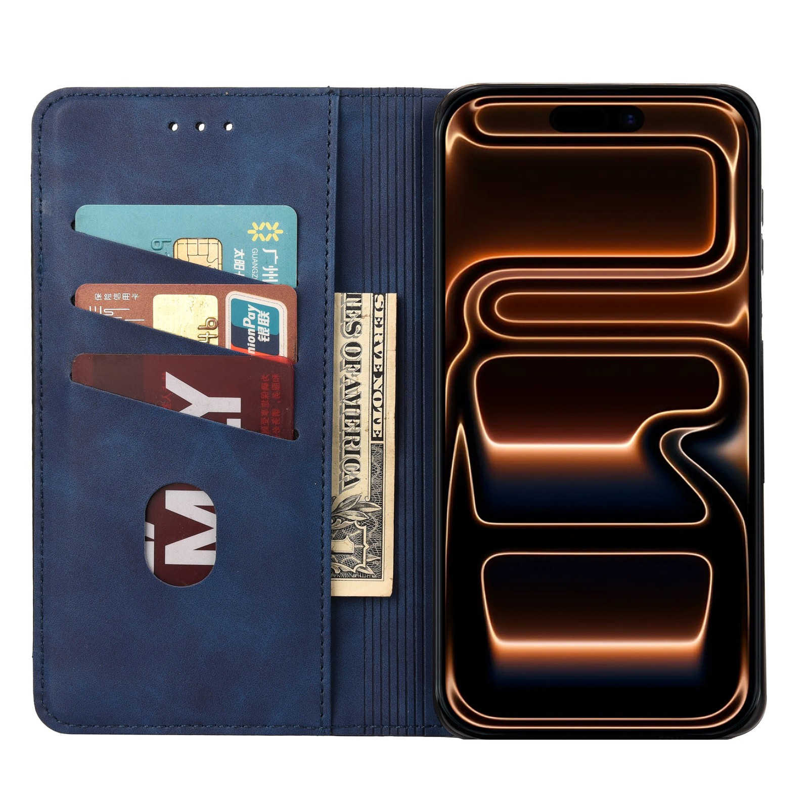 For iPhone 17 18 Pro Max Air 16 15 14 13 12 PU Leather Magnetic