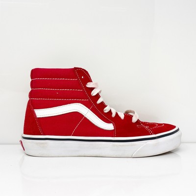 Vans Unisex Sk8 Hi 721356 Красная повседневная обувь Кроссовки Размер M 6 W 7.5