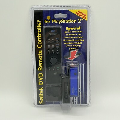 Saitek PlayStation 2 PS2 DVD Remote Control Controller - NEW SEALED