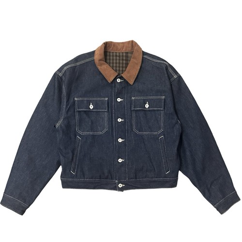 ジャケット・アウター YEEZY SEASON 6 SAMPLE DENIM JACKET Yeezy Season 6 Washed Black Denim Flannel Jacket Sample