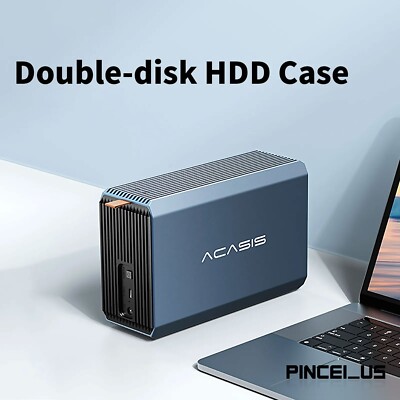 EC-7352 3.5'' Hard Drive Case with 4 RAID Modes for 36TB & 3.5'' SATA HHD/SDD pe66