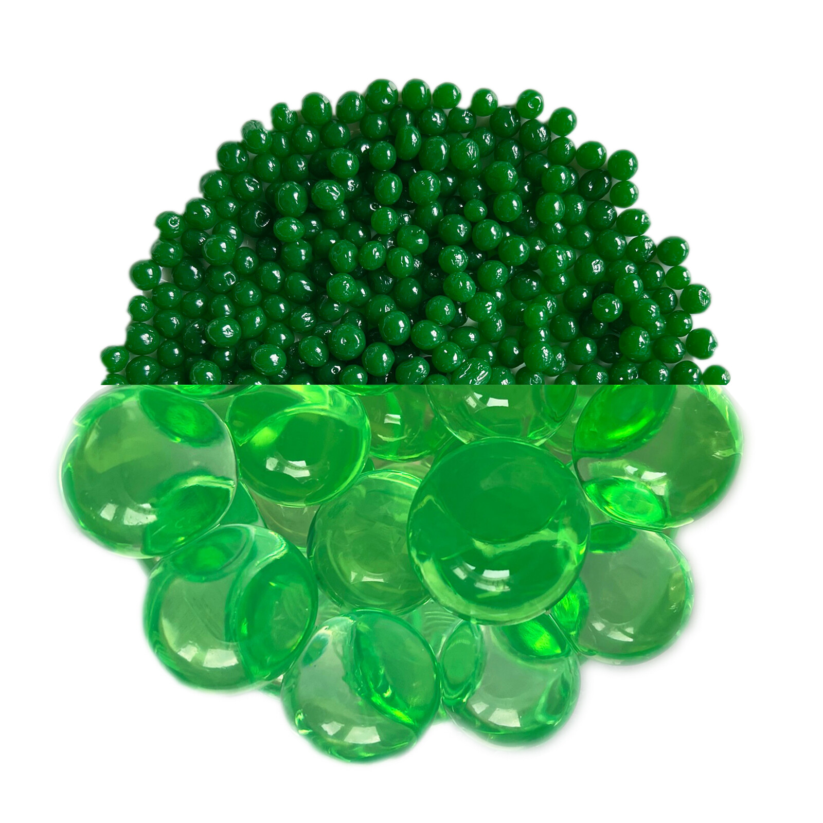Jumbo XXL Hydroperlen Granulat große Wasserperlen Aquaperlen Wasser Kugeln Grün
