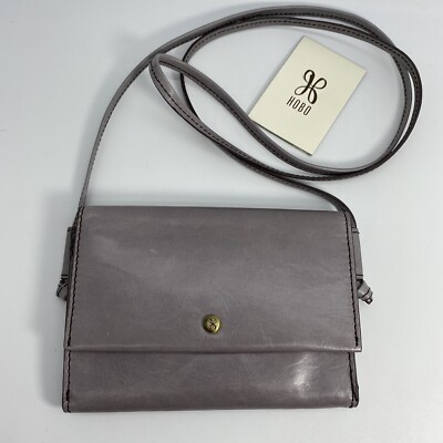 Hobo International Mini Purse Compact Leather Strap Handbag Mirror