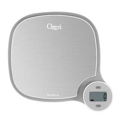Ozeri ZK27 Kitchen Scale with Battery-Free Kinetic Charging Technology New