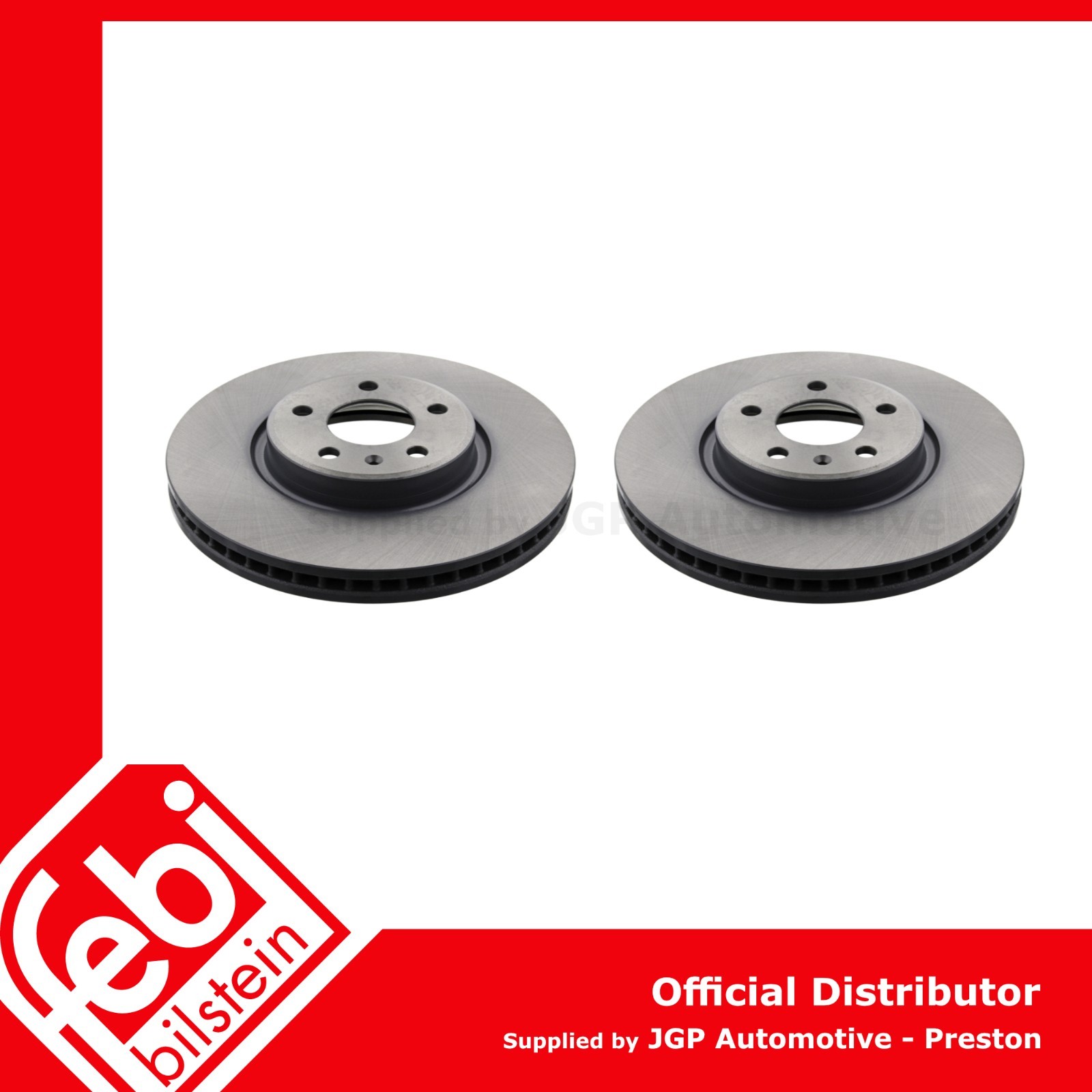 2X Febi Bilstein Front Brake Discs 320 X 30mm - Audi A4 A5 A6 A7 Q5 - 8R0615301F