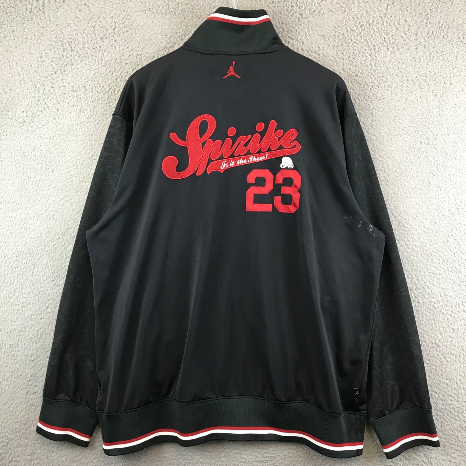 Nike Air Jordan Spizike Jacket Black Red Full Zip 
