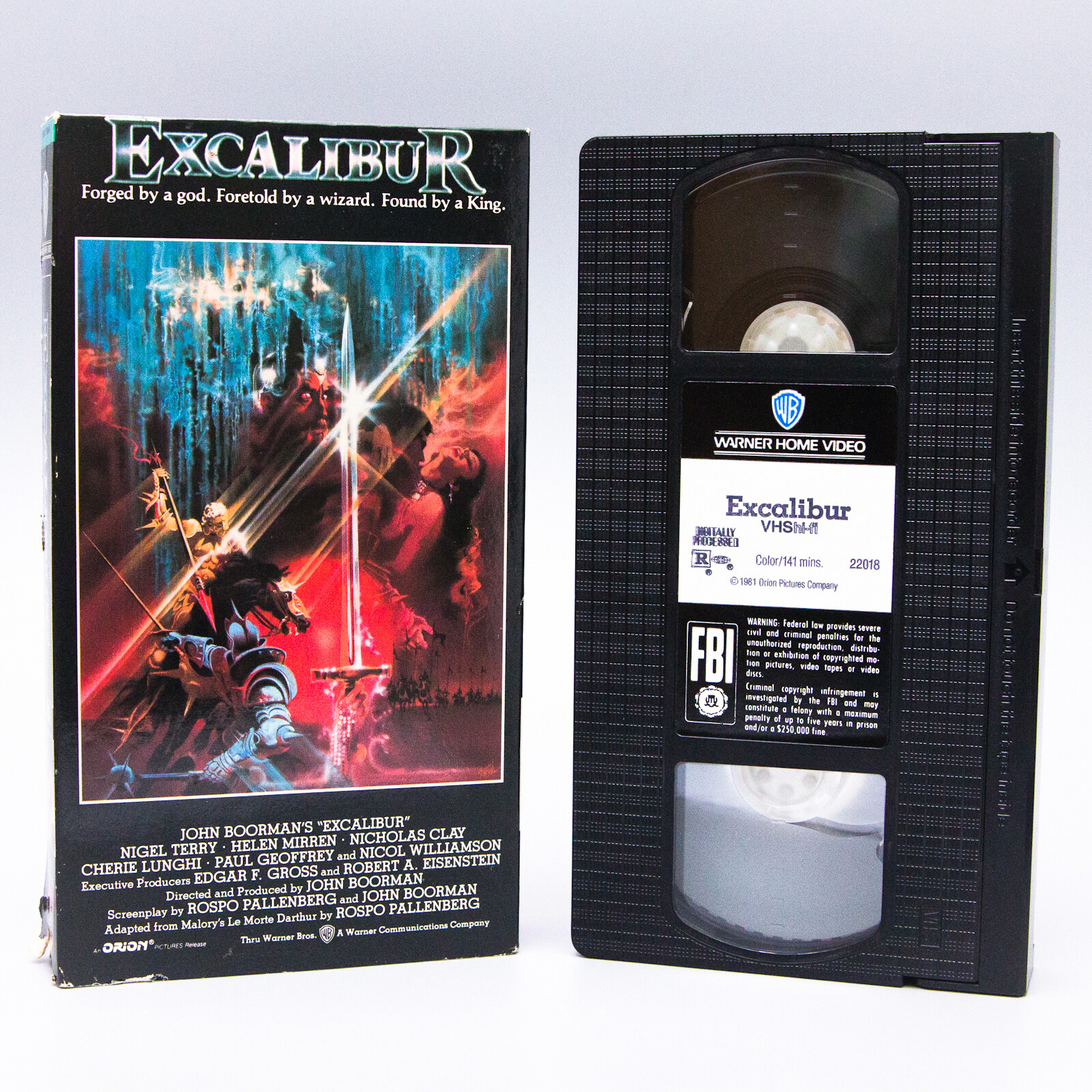 Vintage 1998 EXCALIBUR hi-fi VHS Video / VCR Tape | Good