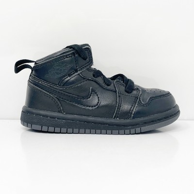 

Nike Boys Air Jordan 1 640735-021 Черные баскетбольные кроссовки, размер 6C, Черный, Air Jordan 1
