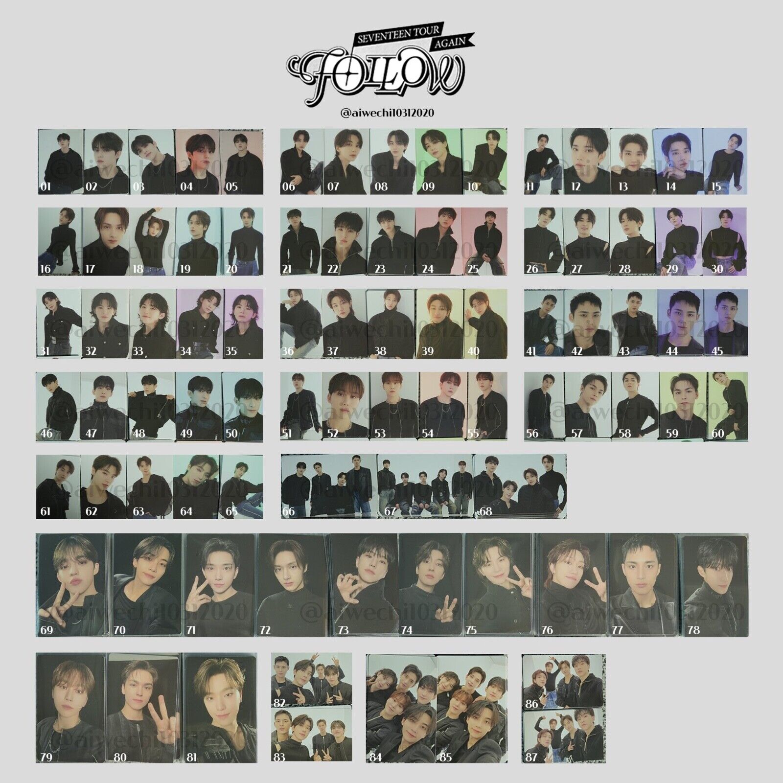 SEVENTEEN FOLLOW AGAIN trading photocard official | eBay SEVENTEEN FOLLOW AGAIN trading photocard official | eBay